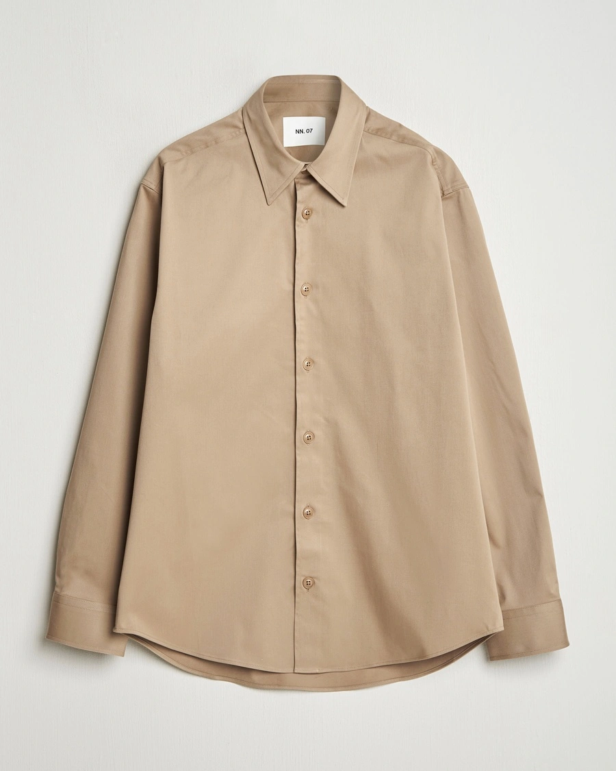 Herren | Hemden | NN07 | Quinsy Cotton Overshirt Timber Wolf