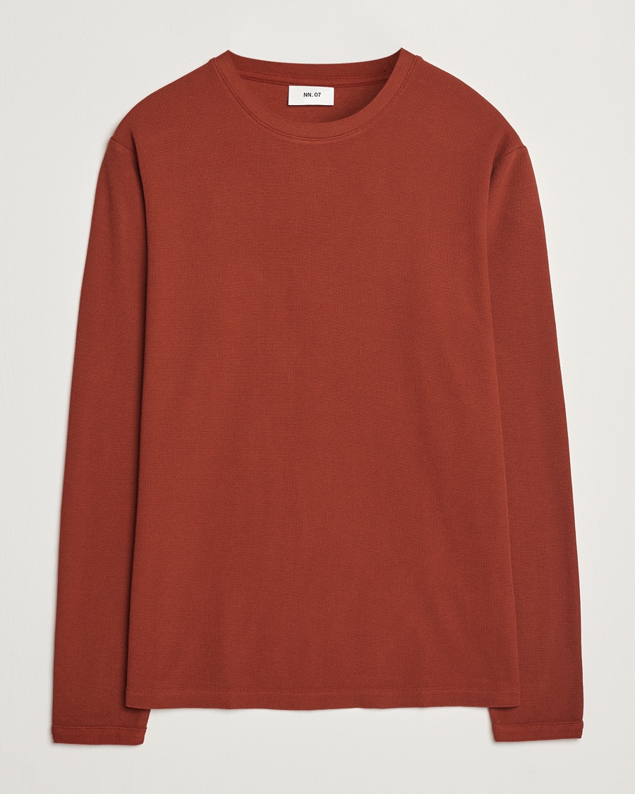 Herren | Exklusives Saisonangebot | NN07 | Clive Knitted Sweater Rust Red