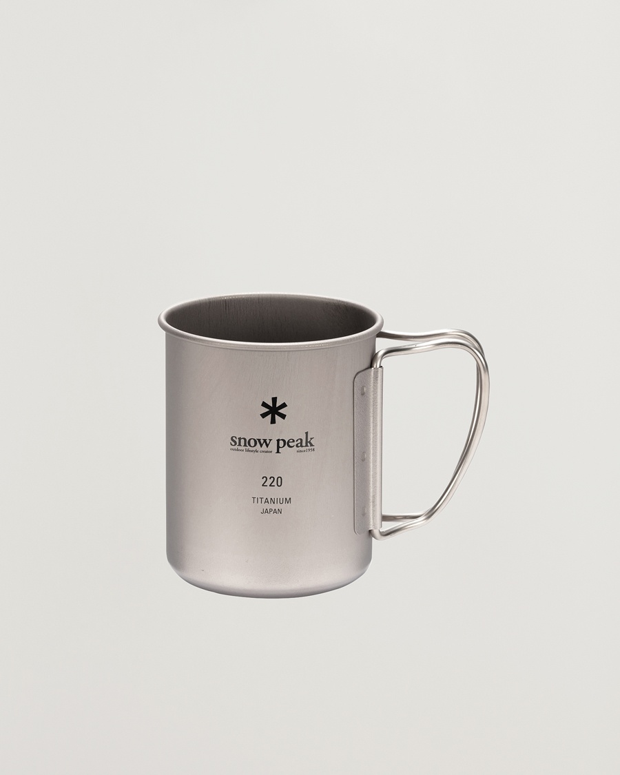 Snow Peak Single Wall Mug 220 Titanium – Grau