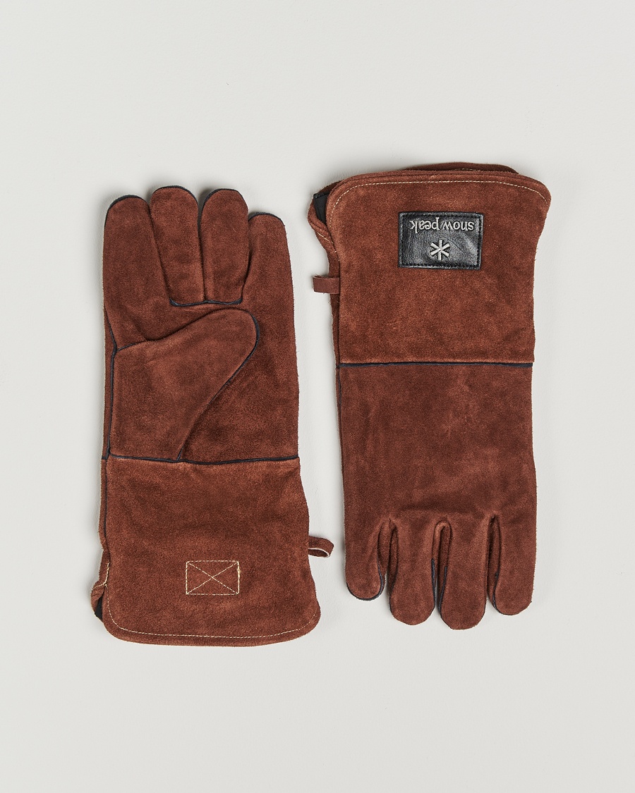 Snow Peak Fireside Gloves Brown – Braun
