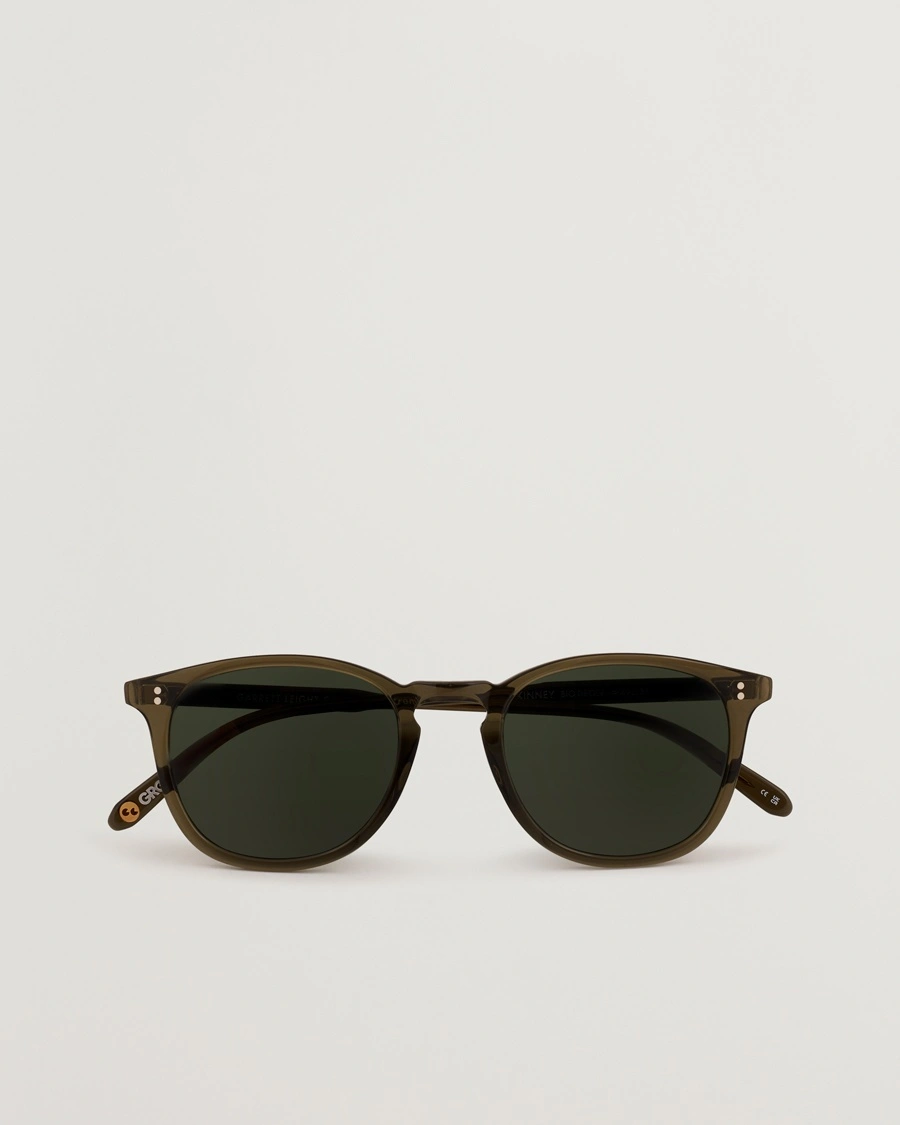 Garrett Leight Kinney 49 Sunglasses Olive/Green – Grün