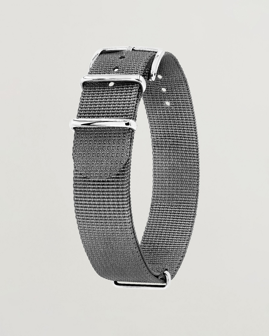 HIRSCH Rush Recycle Nato Watch Strap Grey – Grau