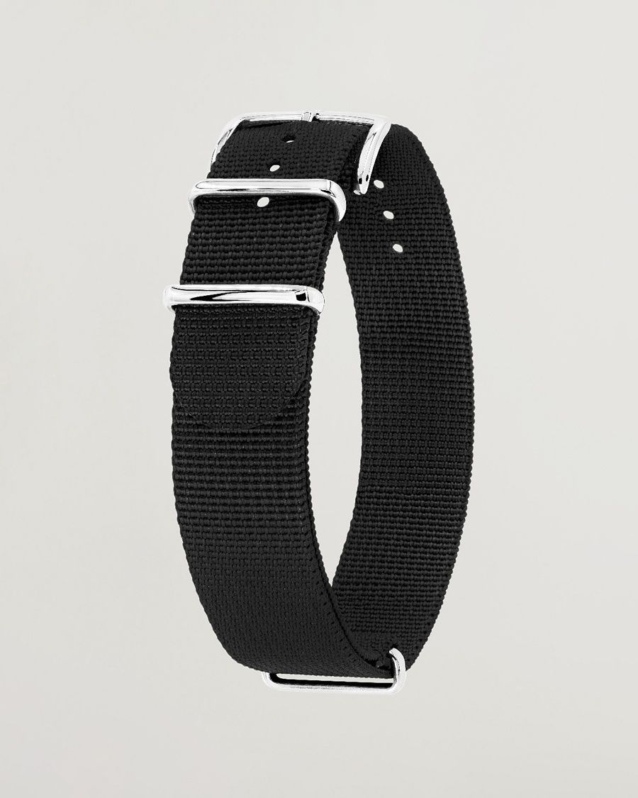 HIRSCH Rush Recycle Nato Watch Strap Black – Schwarz
