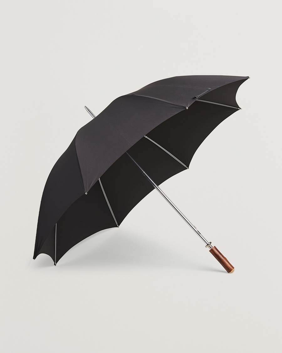 Fox Umbrellas Chestnut Straight Umbrella Black – Schwarz