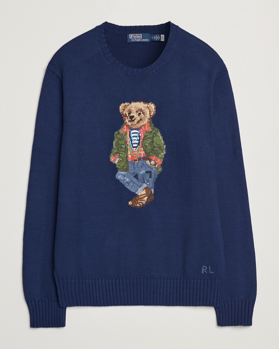 Herren | | Polo Ralph Lauren | Cotton Bear Pullover Freshwater Blue