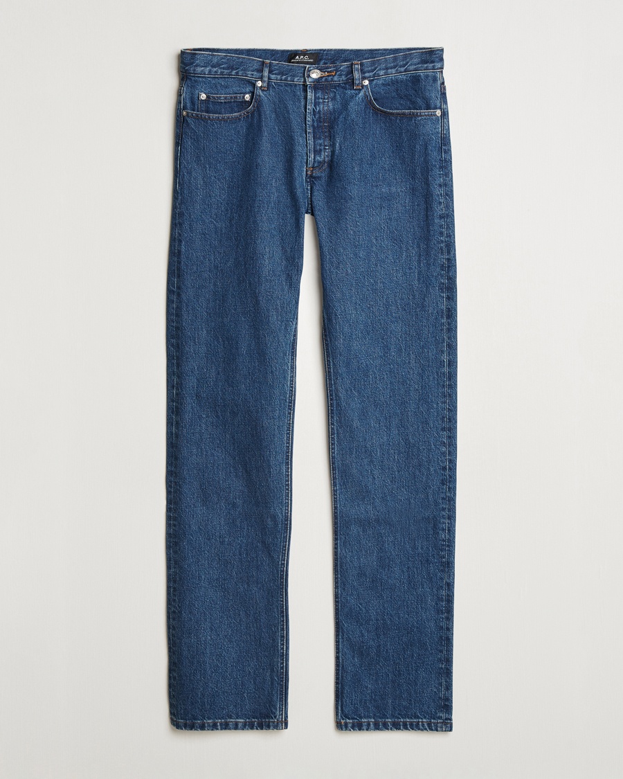 A.P.C. New Standard Jeans Washed Indigo – Blau