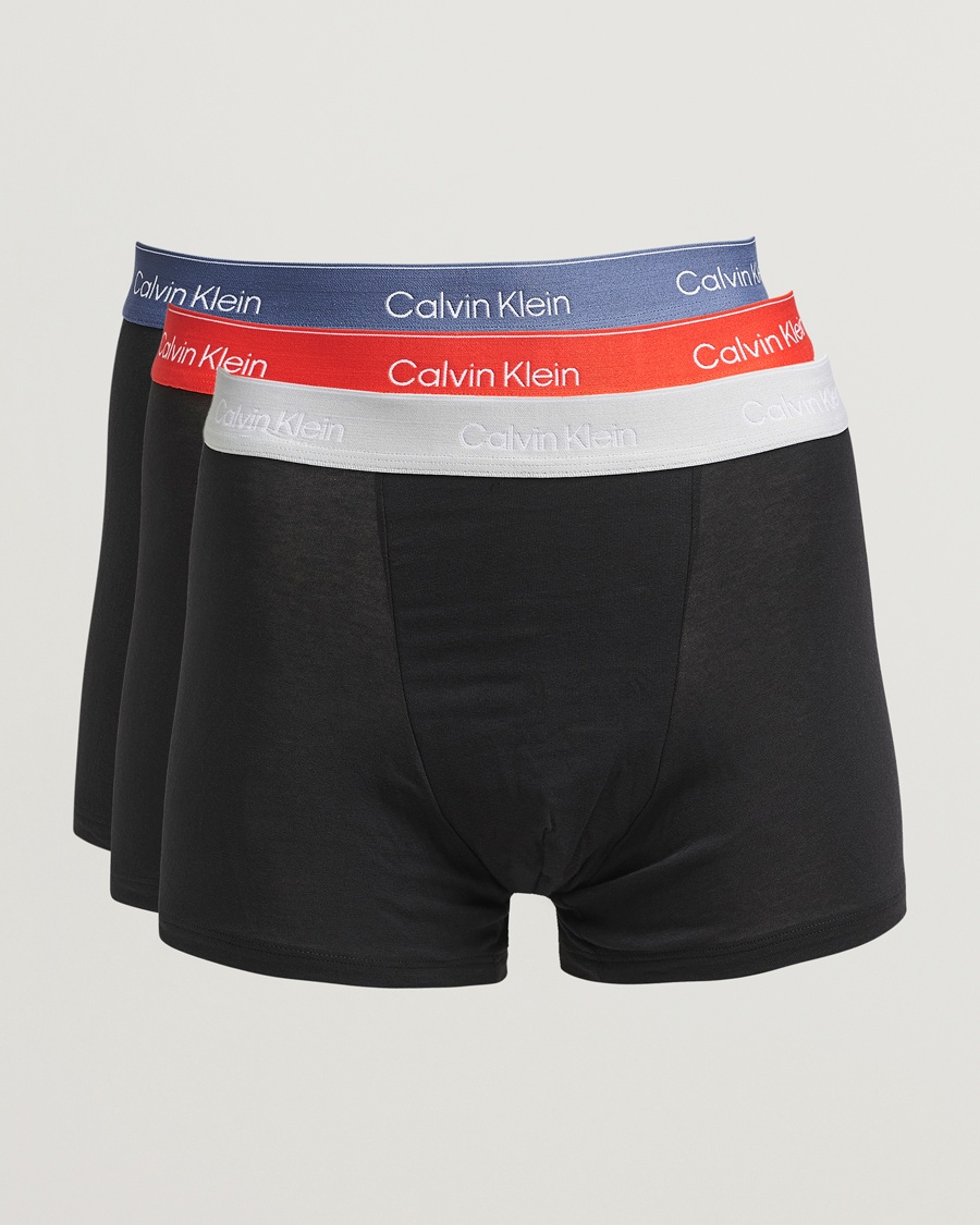Herren | Kleidung | Calvin Klein | 3-Pack Icon Cotton Stretch Relaxed Trunk Blue/Grey/Red