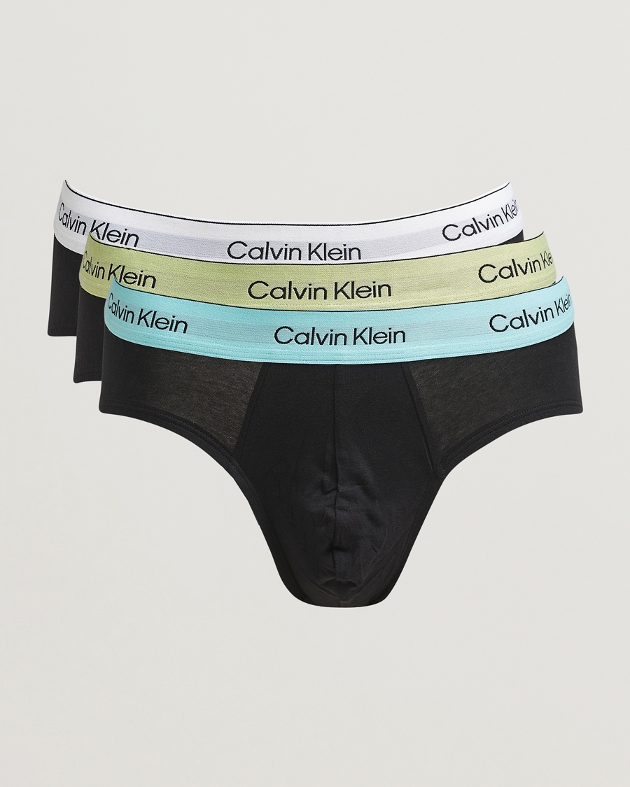 Herren | Kleidung | Calvin Klein | 3-Pack Icon Cotton Stretch Hip Brief Black