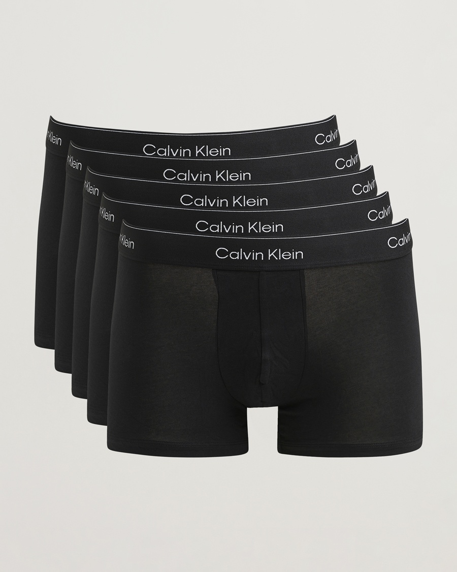 Calvin Klein 5-Pack Icon Cotton Stretch Trunk Black – Schwarz