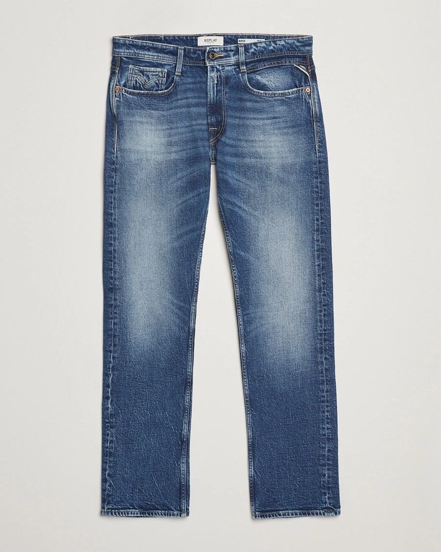 Herren | | Replay | Rocco Comfort Fit Original Stretch Jeans Medium Blue