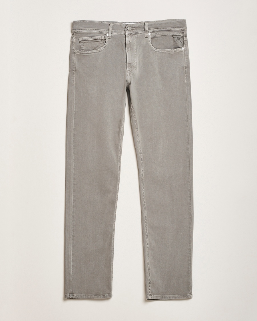 Herren | | Replay | Grover Hyperflex 5-Pocket Pants Dim Grey