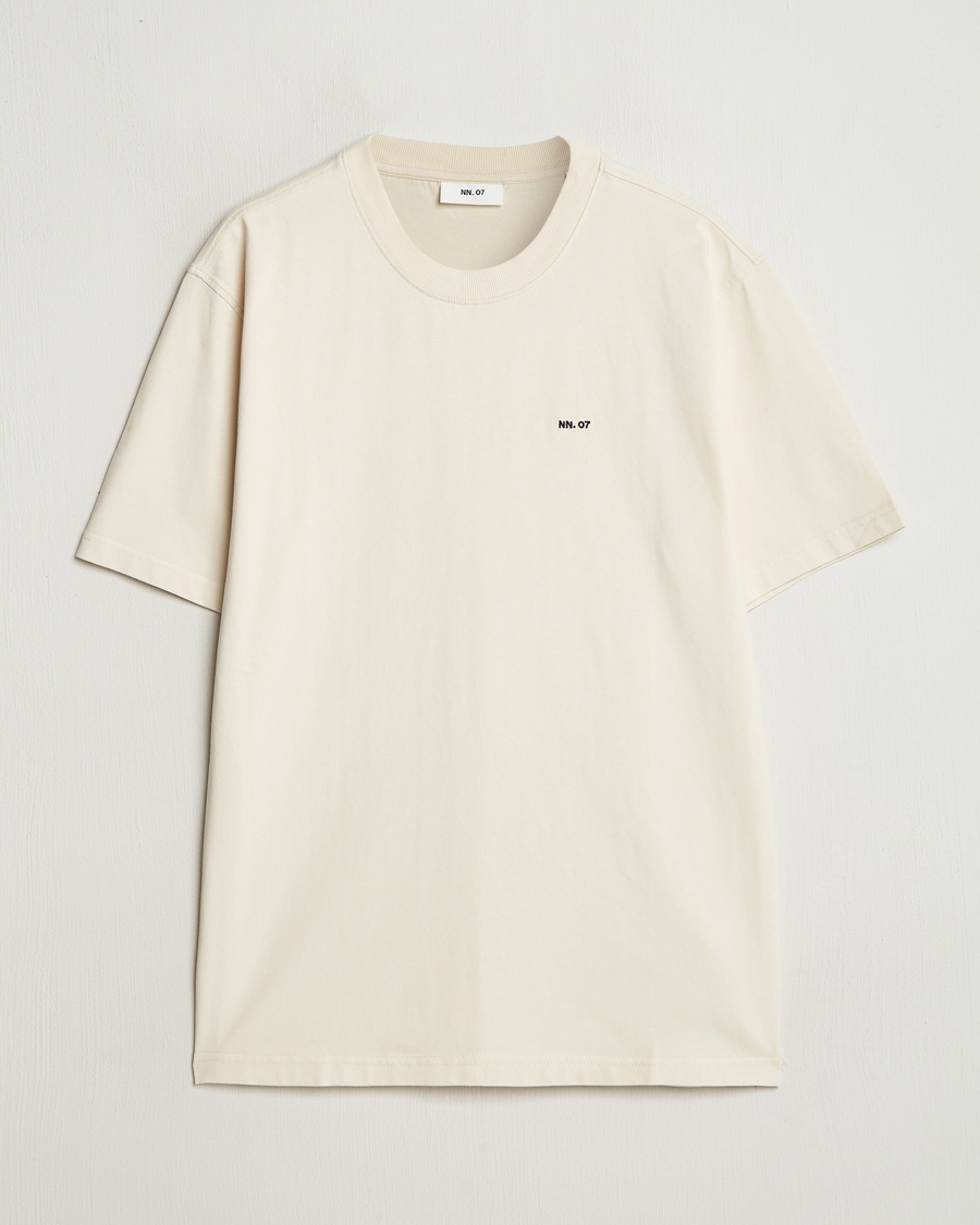 Herren | Kleidung | NN07 | Adam Logo Crew Neck T-Shirt Ivory