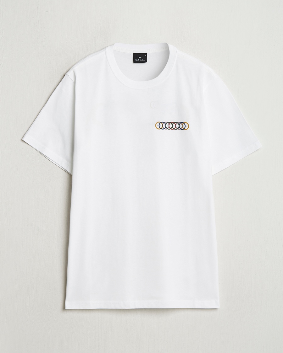 Herren | Paul Smith | PS Paul Smith | Multi Circles Crew Neck T-Shirt White