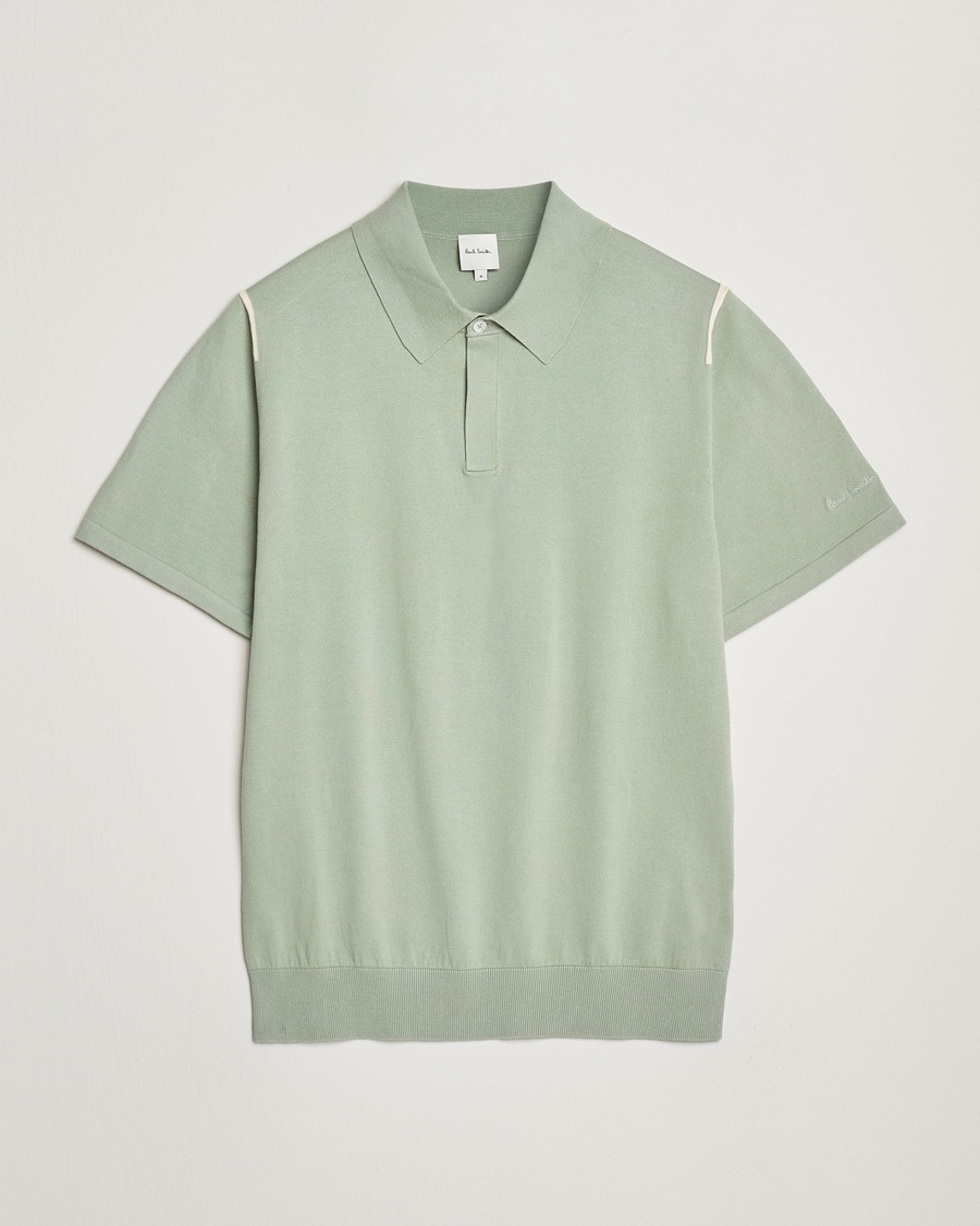 Herren | Treue-Rabatt für Stammkunden | Paul Smith | Cotton Knitted Polo Green