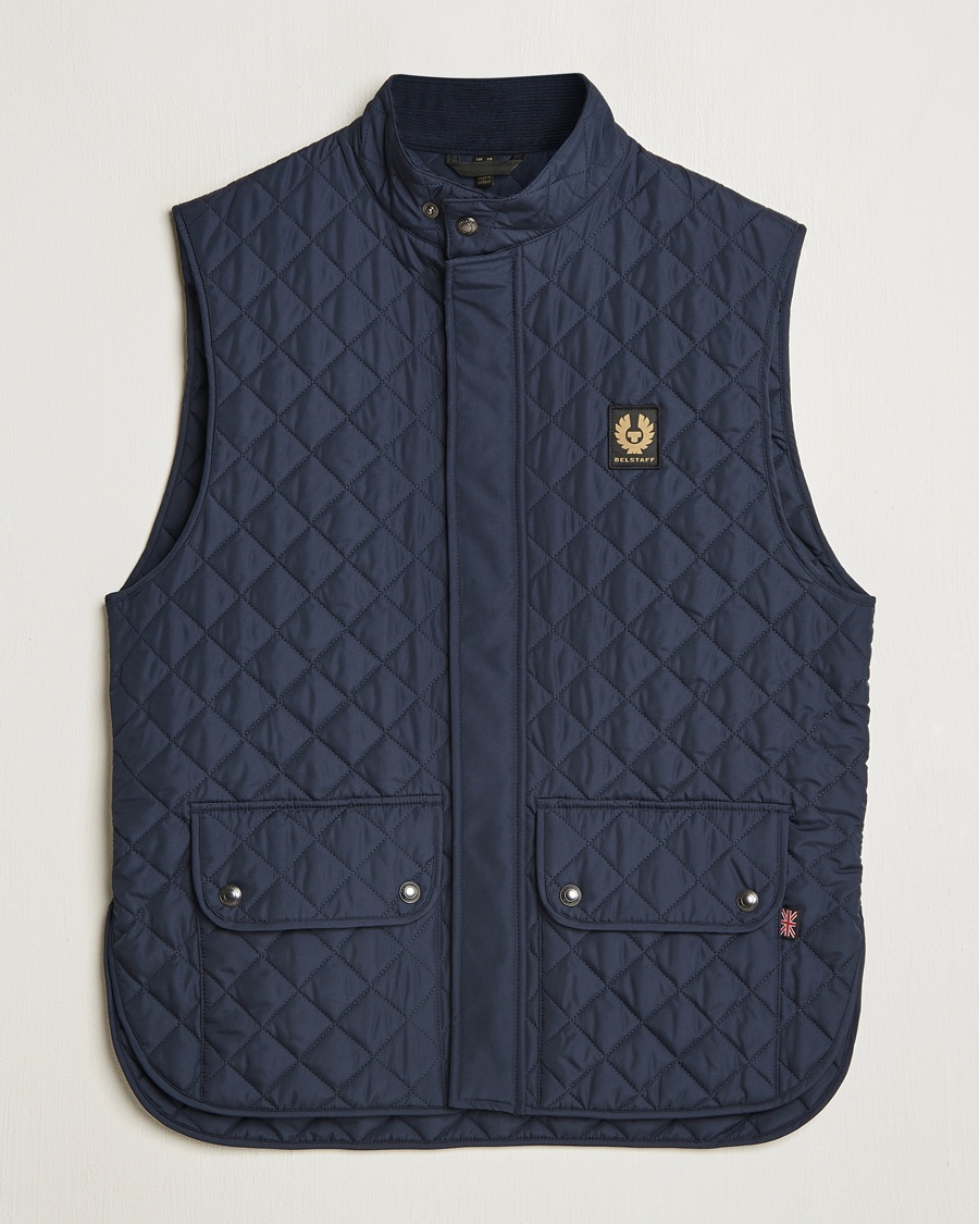 Belstaff Icon Gilet Dark Ink – Blau