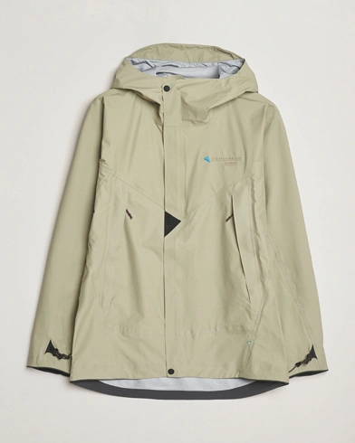 Herren | Klättermusen | Klättermusen | Asynja Lightweight Waterproof Jacket Silver Green