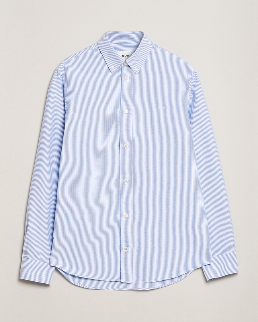 NN07 Colby Oxford Shirt Blue/White – Blau