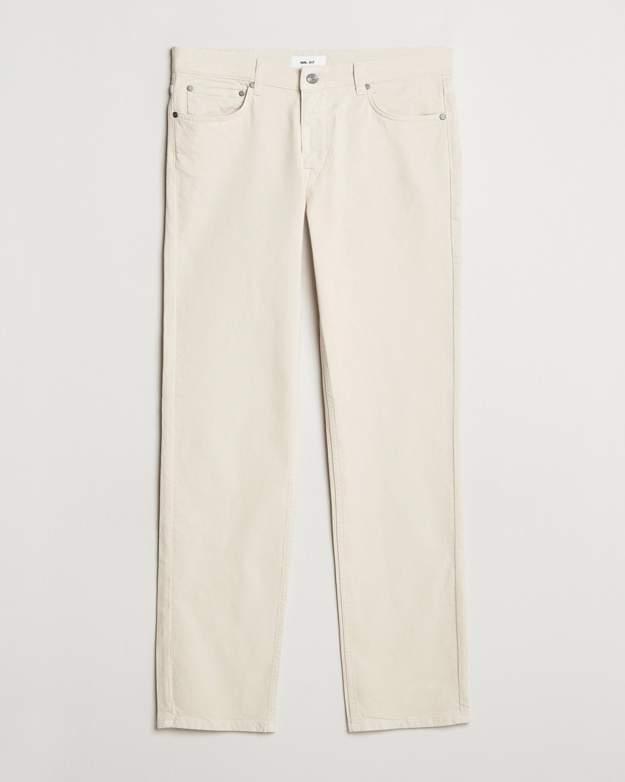 NN07 Tony 5-Pocket Pants Ivory – Weiß