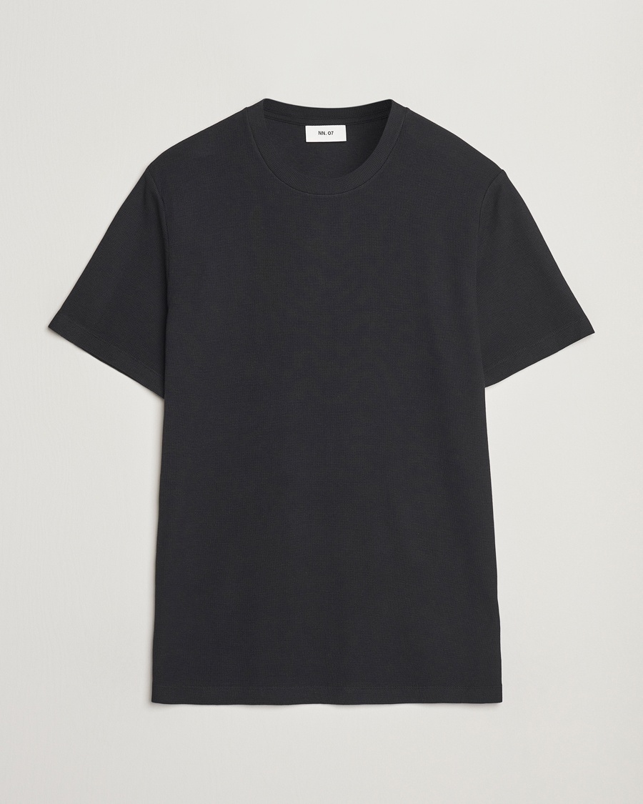 Herren | Business & Beyond - Casual | NN07 | Clive Crew Neck T-Shirt Black
