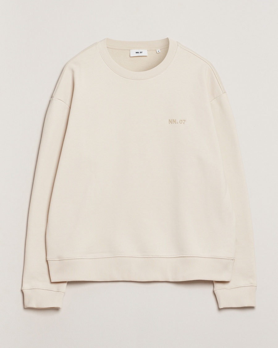 Herren | Exklusives Saisonangebot | NN07 | David Crew Neck Sweatshirt Ivory