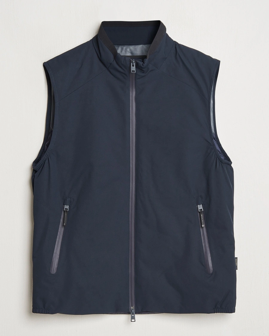 Herren | Westen | Woolrich | Sailing Two Layer Vest Melton Blue