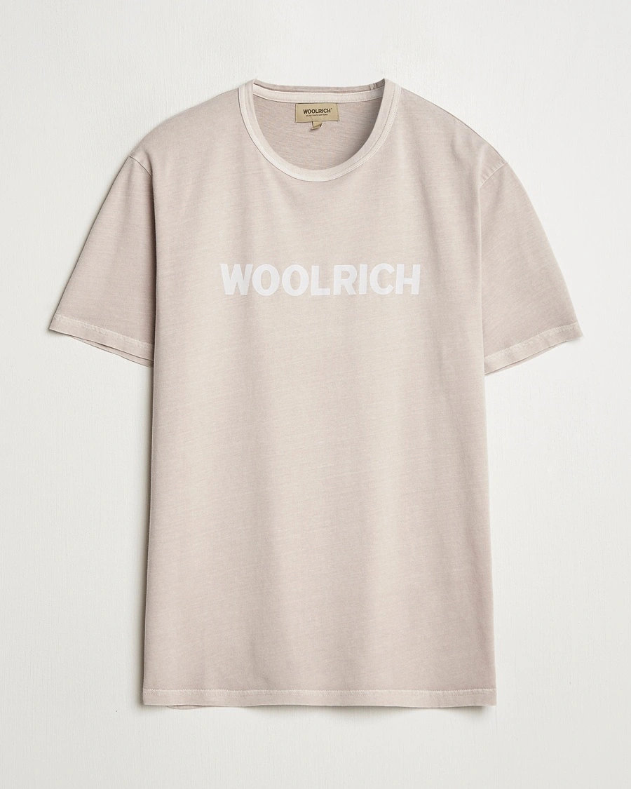Herren | T-Shirts | Woolrich | Light Garment Dyed T-Shirt Dove