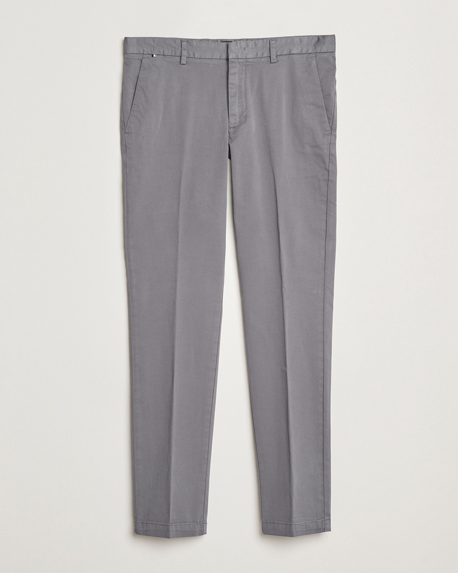 Herren | Smart Casual | BOSS BLACK | Kaito1 Cotton Chinos Dark Grey