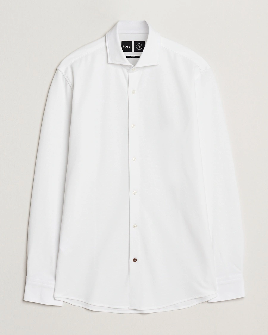 Herren | Kleidung | BOSS BLACK | Hank Structured Shirt White