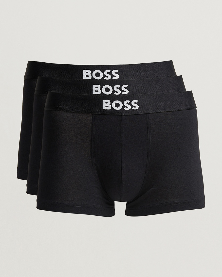 Herren | BOSS BLACK | BOSS BLACK | 3-Pack D.Beckham Trunk Black