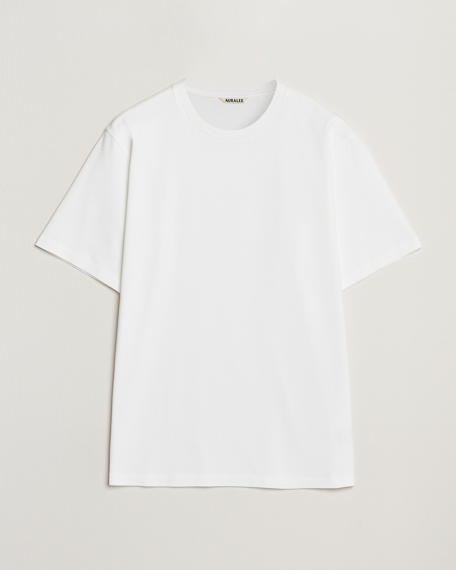 Herren | Weiße T-Shirts | Auralee | Luster Plating T-Shirt White