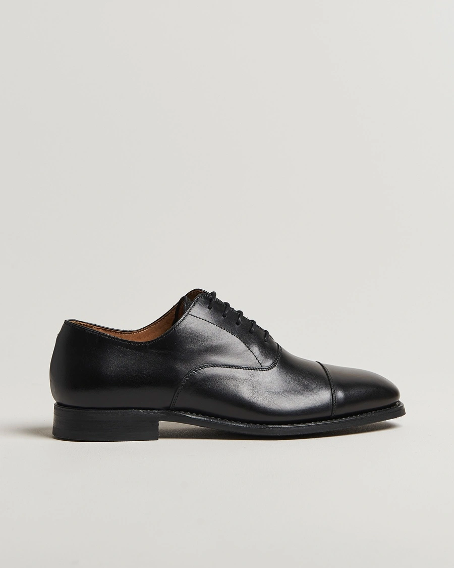 Myrqvist Äppelviken Oxford Black Calf – Schwarz