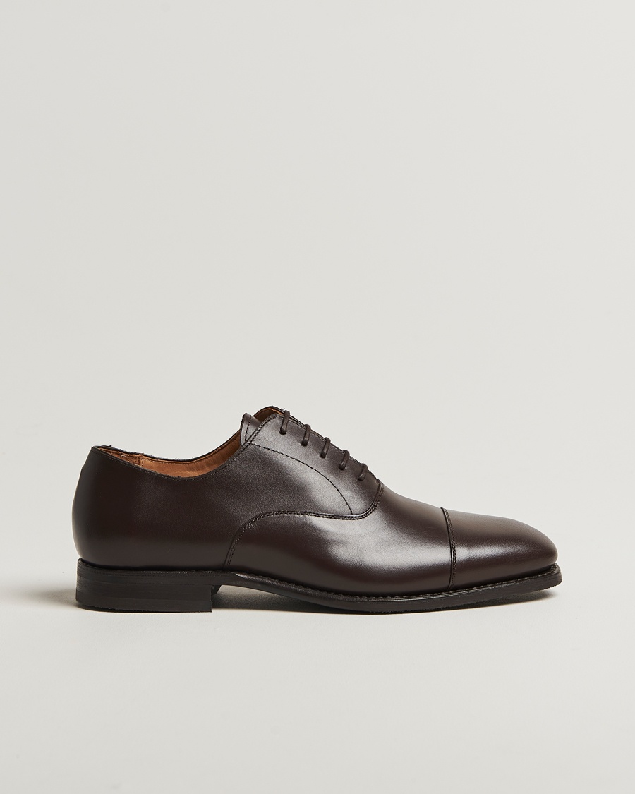 Myrqvist Äppelviken Oxford Dark Brown Calf – Braun