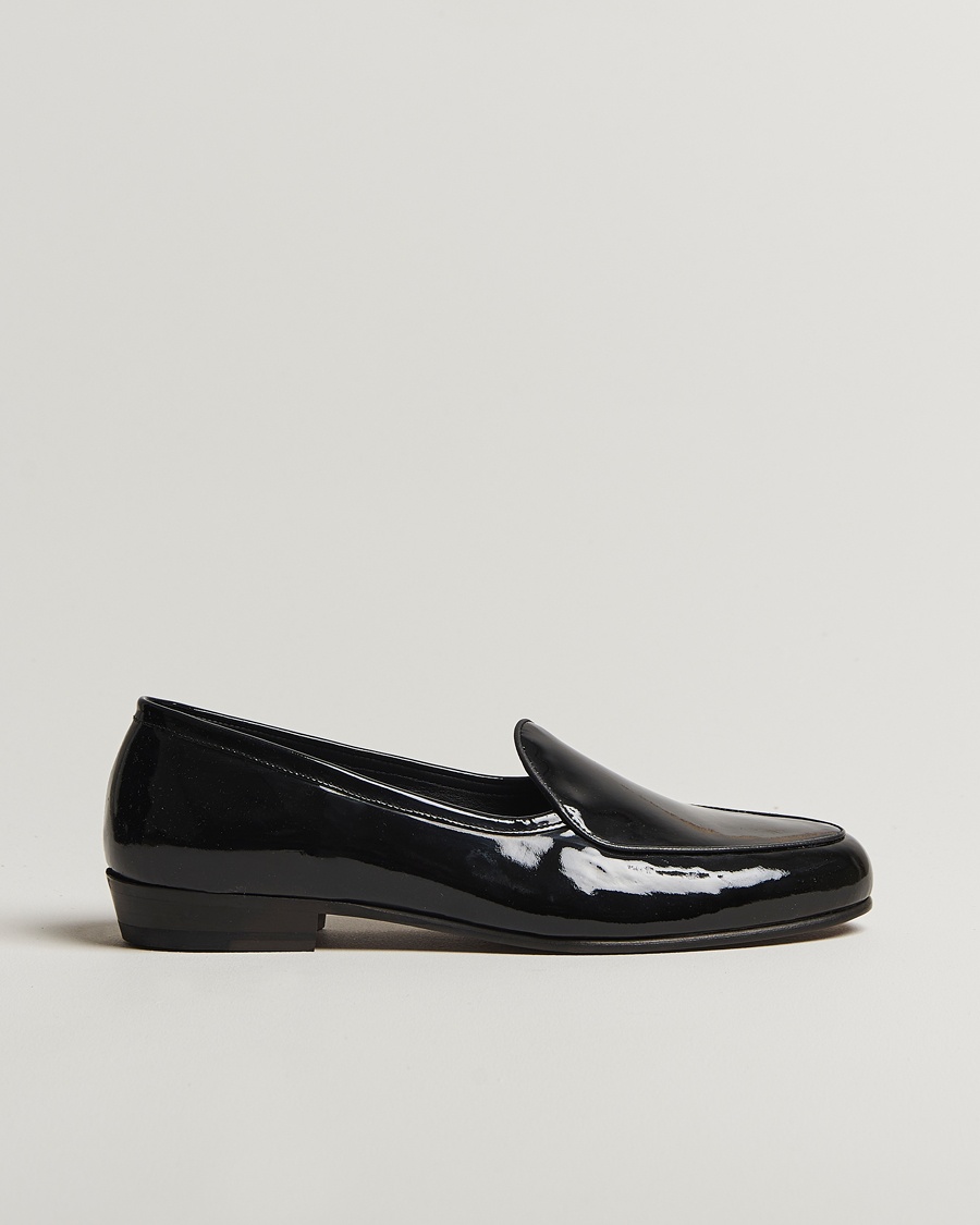 Myrqvist Ängby Patent Loafer Black – Schwarz