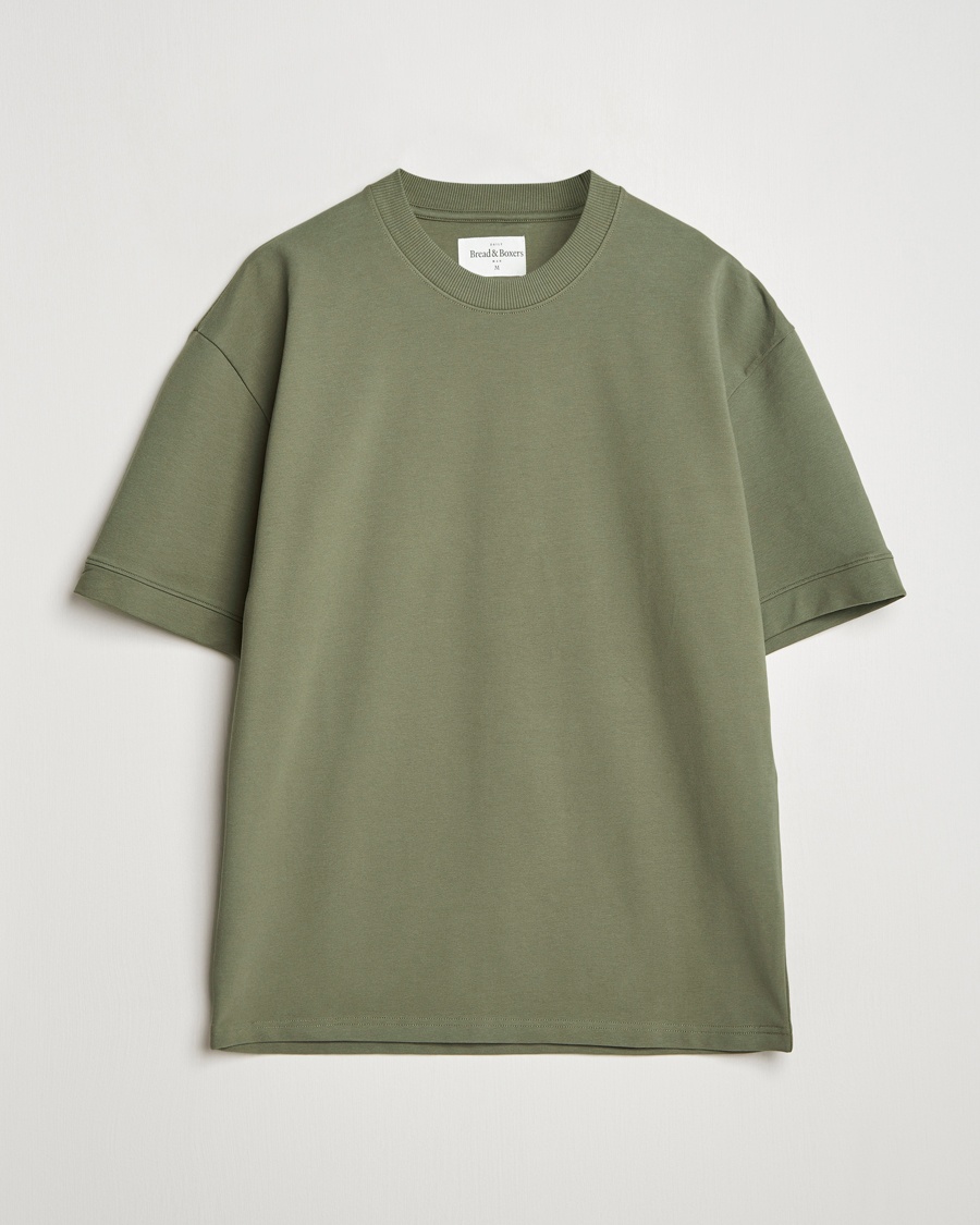 Herren | Kleidung | Bread & Boxers | Loungewear T-Shirt Khaki Green