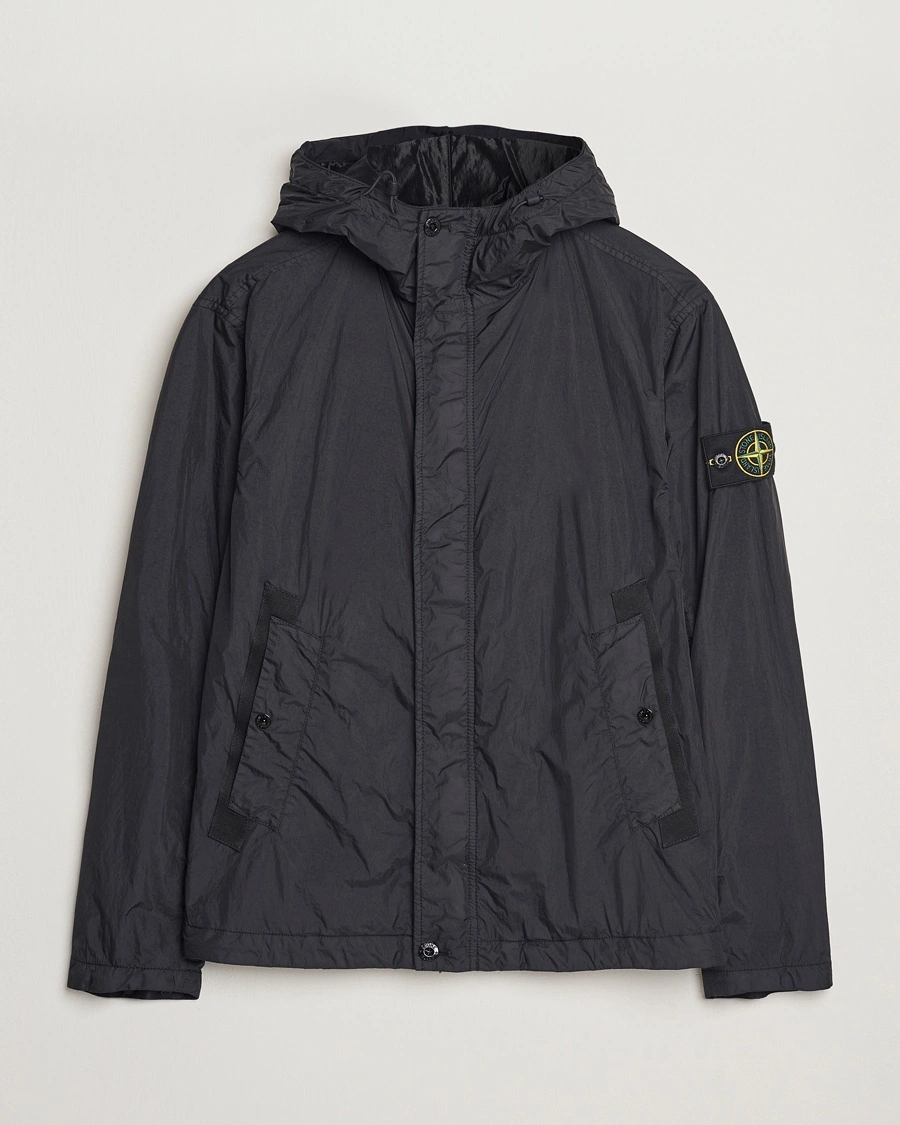 Herren | Zeitgemäße Jacken | Stone Island | Crinkle Reps Hooded Jacket Black