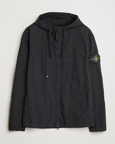 Herren | | Stone Island | Supima Cotton Stretch Hooded Jacket Black