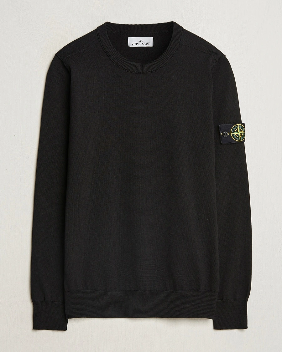 Herren | | Stone Island | Soft Organic Cotton Crew Neck Black