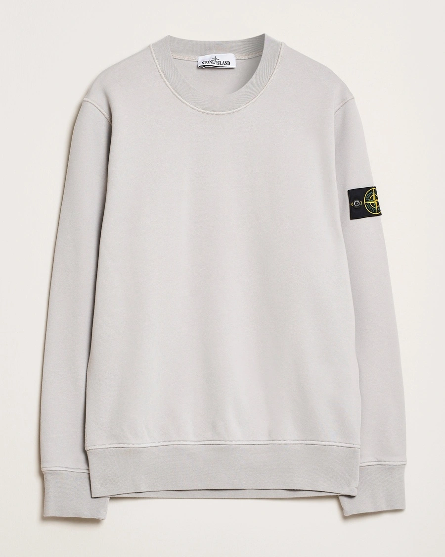 Herren | | Stone Island | Garment Dyed Fleece Sweatshirt Pearl Grey