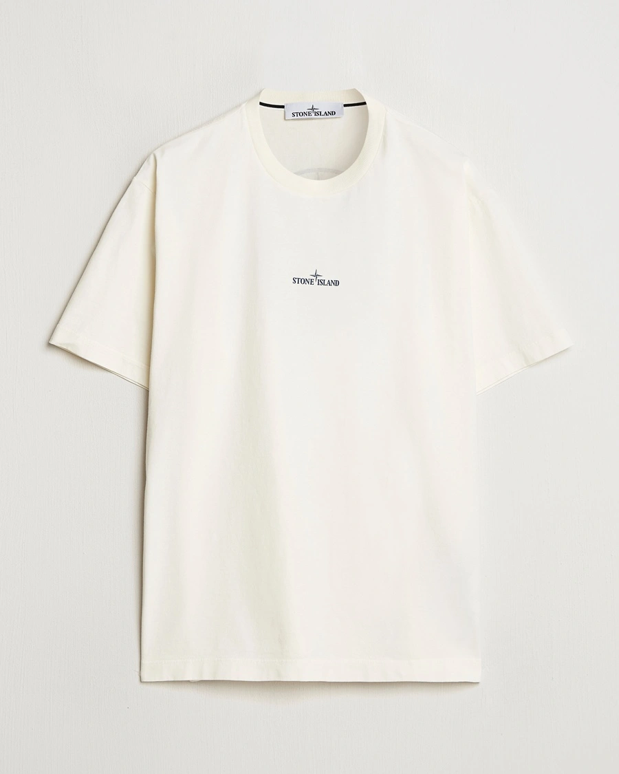 Herren | | Stone Island | Compas Camo Backlogo T-Shirt Ivory