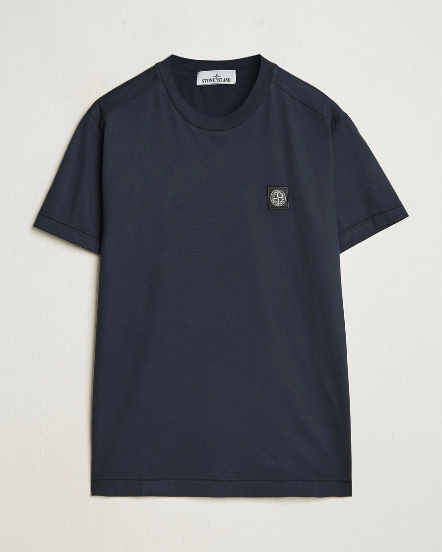 Herren | | Stone Island | Garment Dyed Cotton Jersey T-Shirt Navy Blue