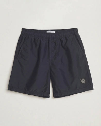 Stone Island Brushed Nylon Swimshorts Navy Blue – Blau