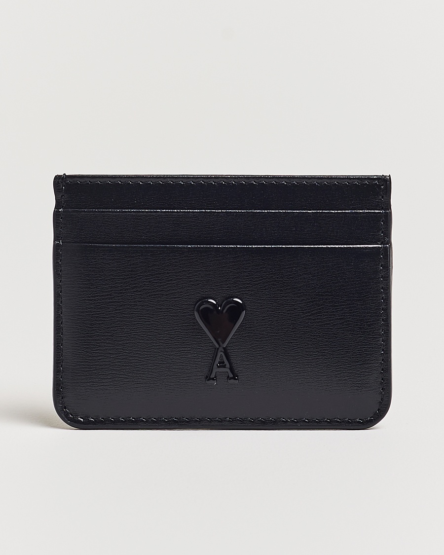 Herren | Kartenetui | AMI | Tonal Heart Logo Card Holder Black