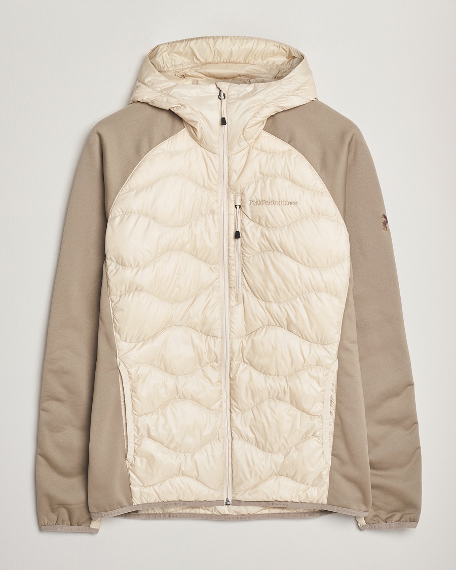 Herren | Peak Performance | Peak Performance | Helium Down Hooded Hybrid Jacket Sand Fog