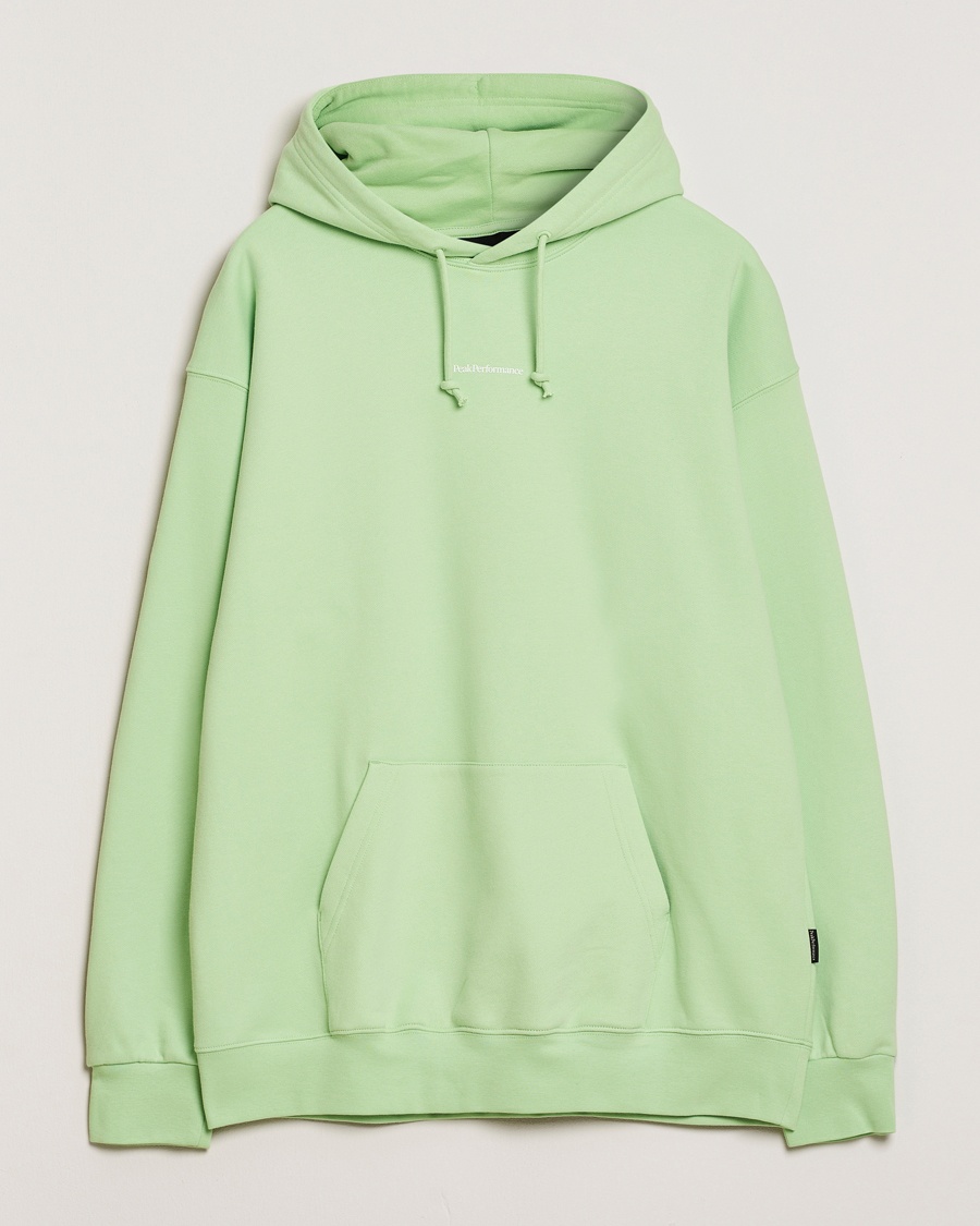 Herren | Peak Performance | Peak Performance | Original Terry Hoodie Vivid Green