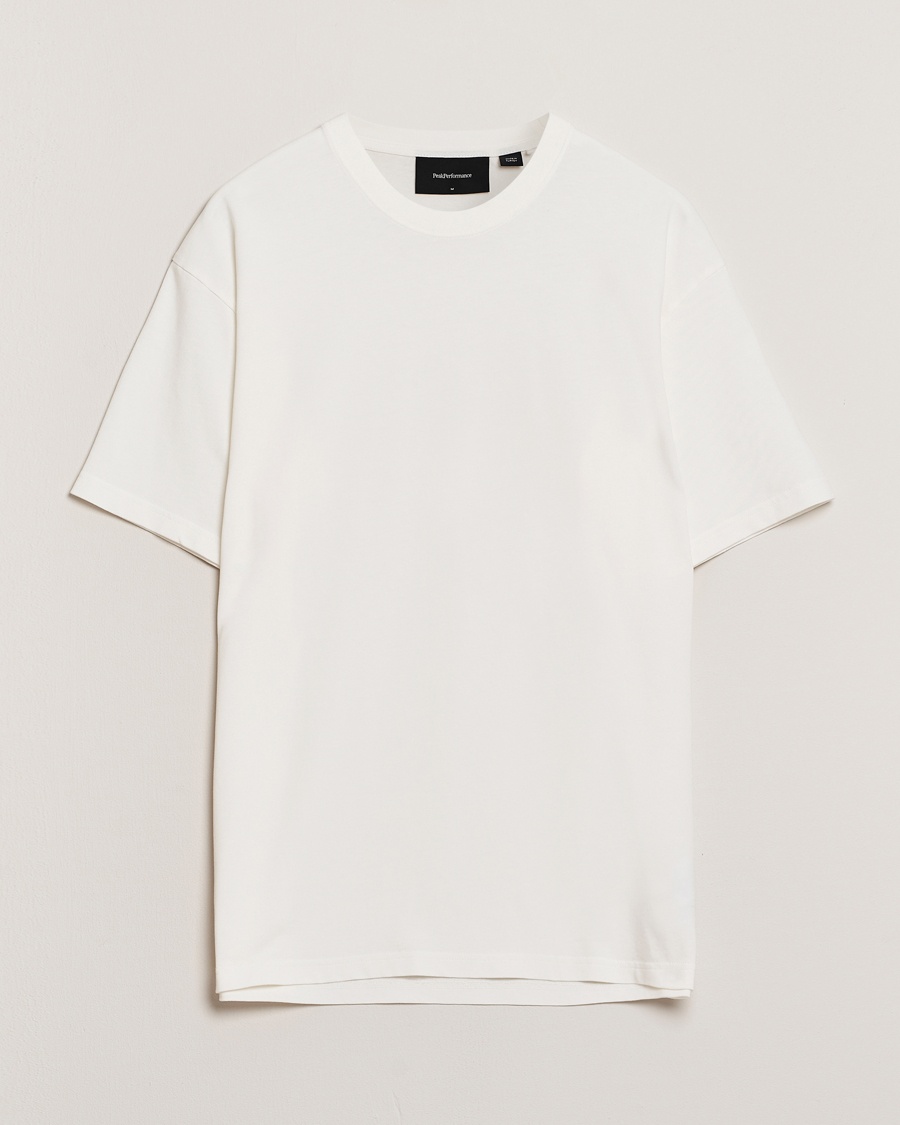Herren | Peak Performance | Peak Performance | Heavy Cotton Crew Neck T-Shirt Off White