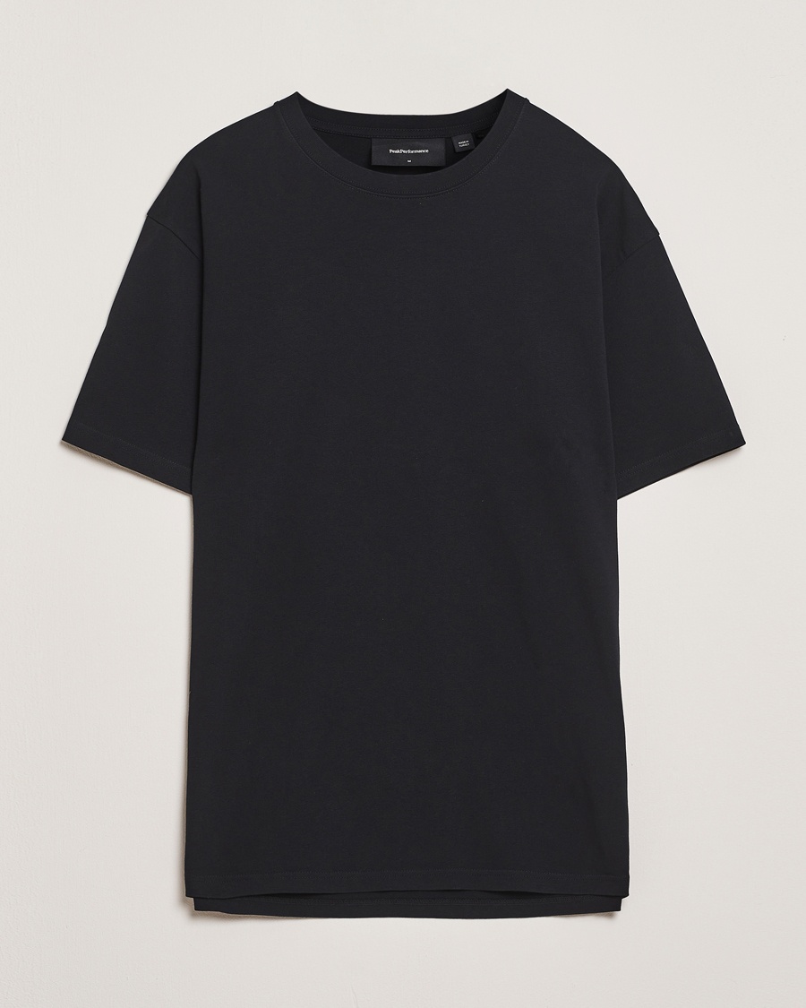 Herren | Peak Performance | Peak Performance | Heavy Cotton Crew Neck T-Shirt Black