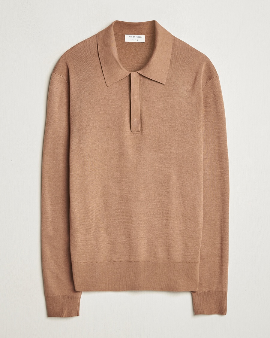 Herren | Kleidung | Tiger of Sweden | Appleton Knitted Polo Tawny Brown