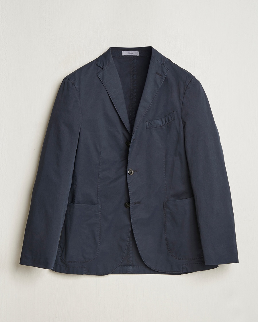 Herren | Sakkos | Boglioli | K Jacket Supima Cotton Blazer Navy