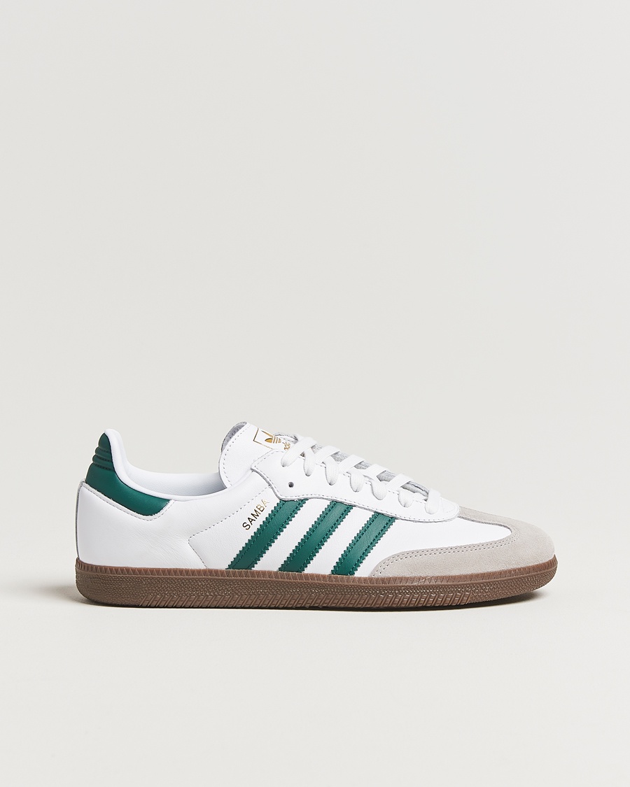 Herren | Weiße Sneakers | adidas Originals | Samba Original Sneaker White/Green