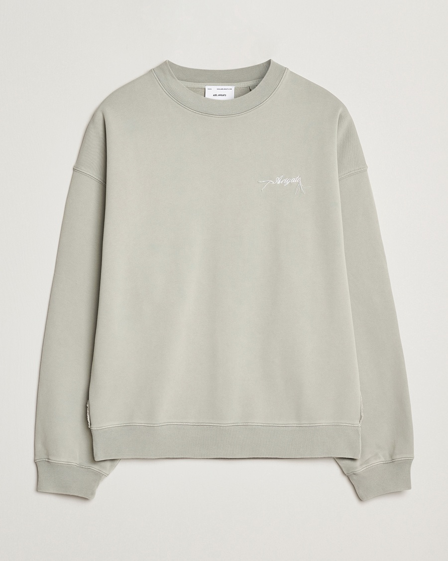 Herren | Sweatshirts | Axel Arigato | Honor Washed Sweatshirt Sage Green